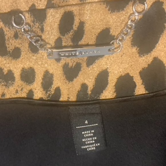 WHBM: Leopard Print Swing Jacket (NWOT) - Picture 10 of 11